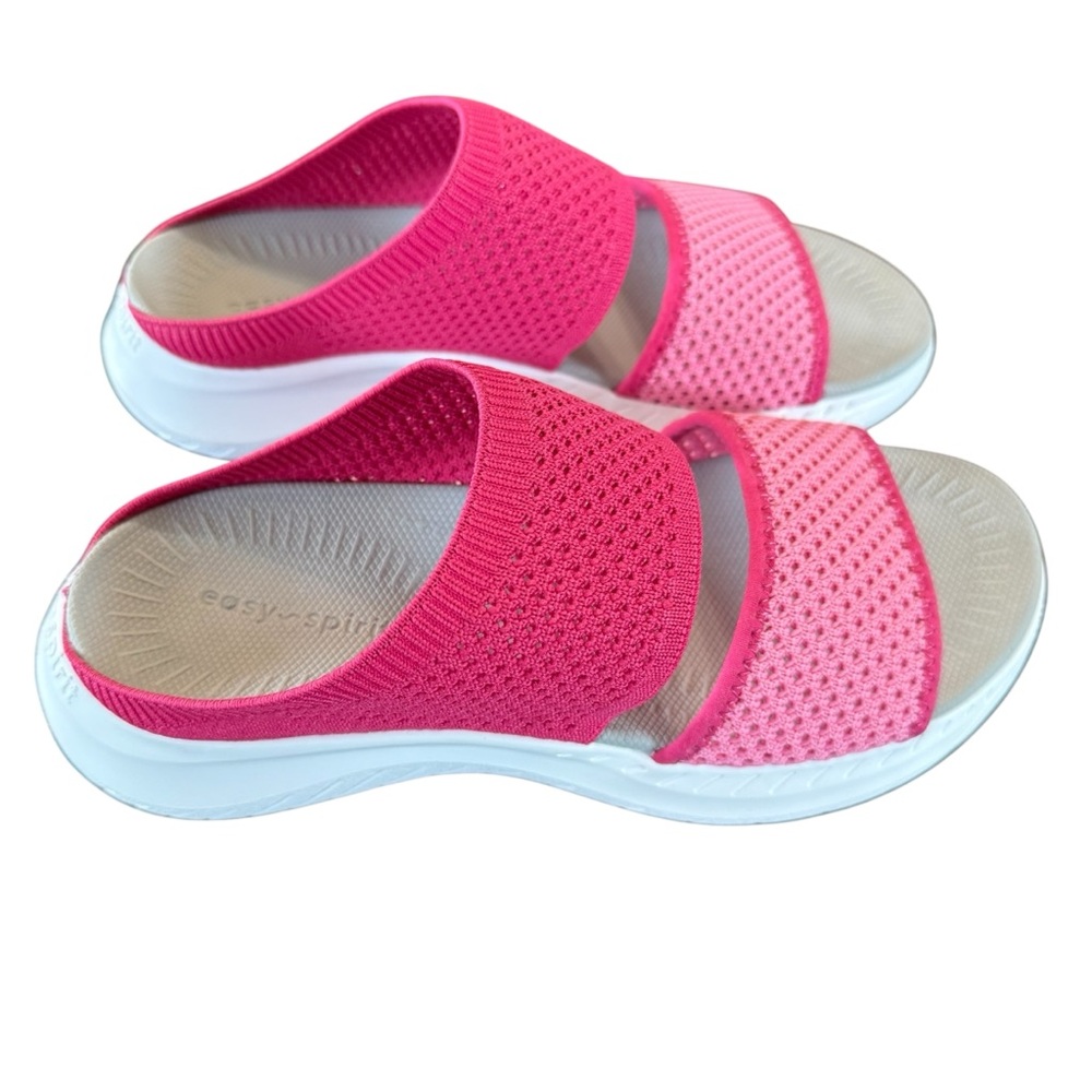 Easy Spirit Davera 2 Band Open Toe Slip On Slide Sandals Size 7